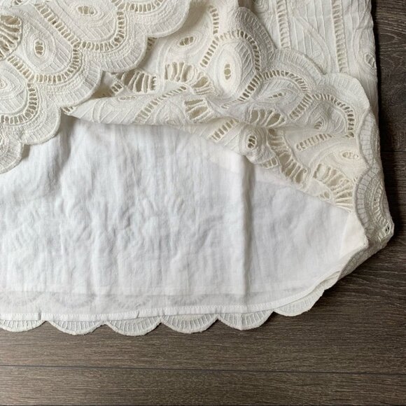 Tularosa Revolve Quinn Mini Dress Off The Shoulder Embroidered Shell Size Small - Picture 12 of 16